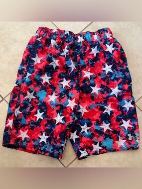 Under Armour Boys Patriotic Swim Trunk